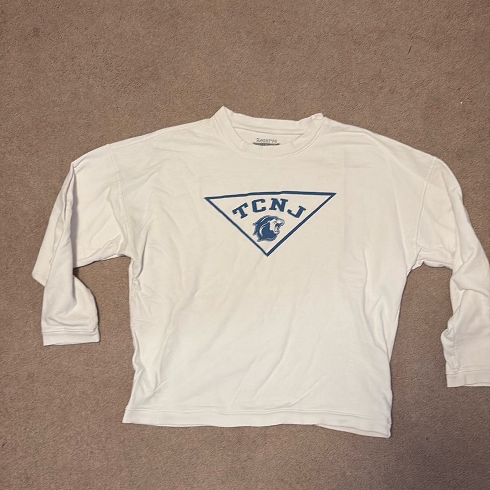 TCNJ Lightweight Sweatshirt Size M